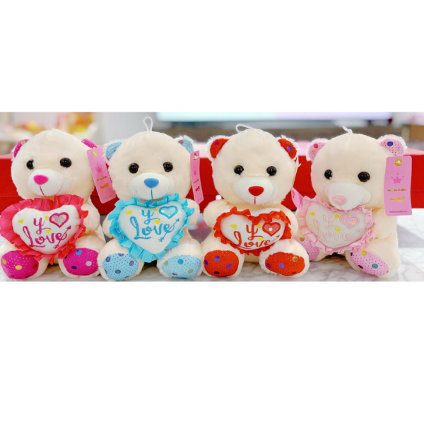 Oso corazón 21cm