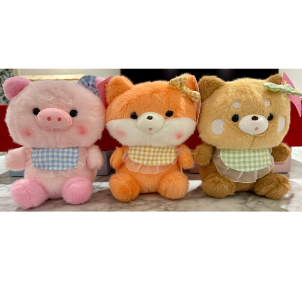 Animales babero 22cm