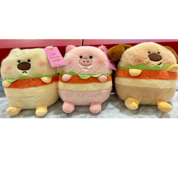Peluche hamburguesa 22cm